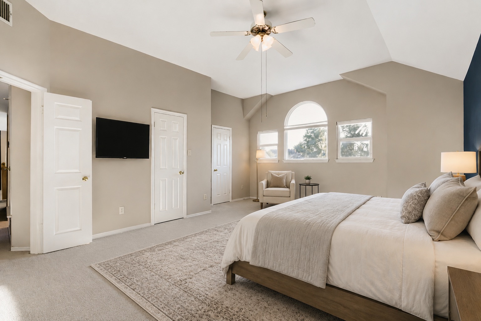 17204 Village Glen Road Pflugerville, TX 78660 - Photo 12 of 19 Virtually staged primary bedroom