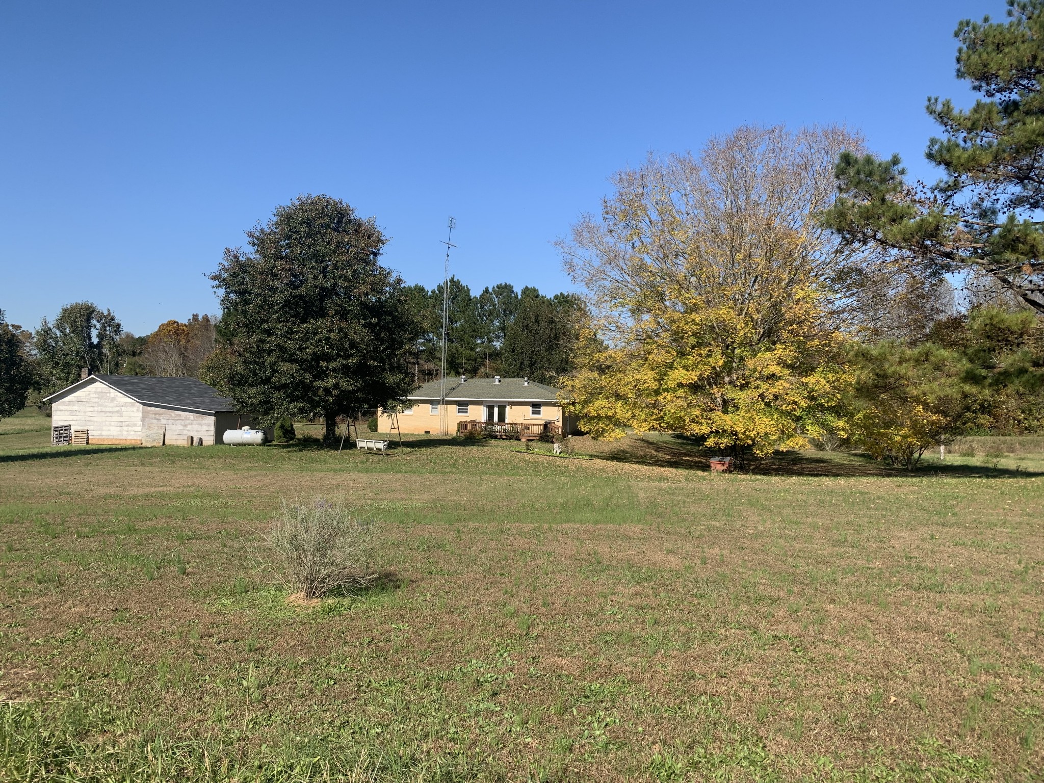 341 Busby Road Loretto, TN 38469 - Photo 40 of 42 a front view of a house with a yard and garage