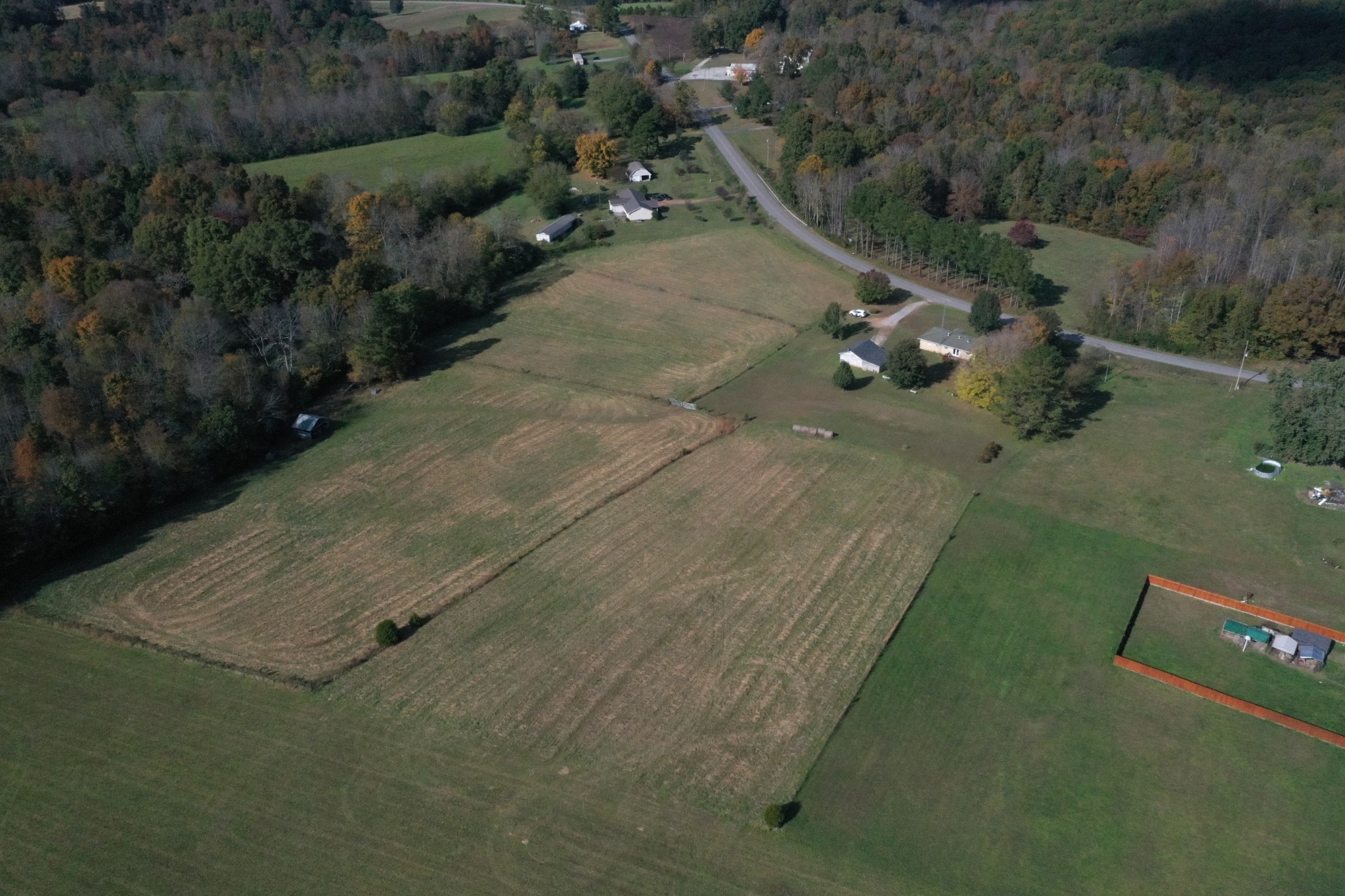 341 Busby Road Loretto, TN 38469 - Photo 7 of 42 an aerial view of a house with a yard