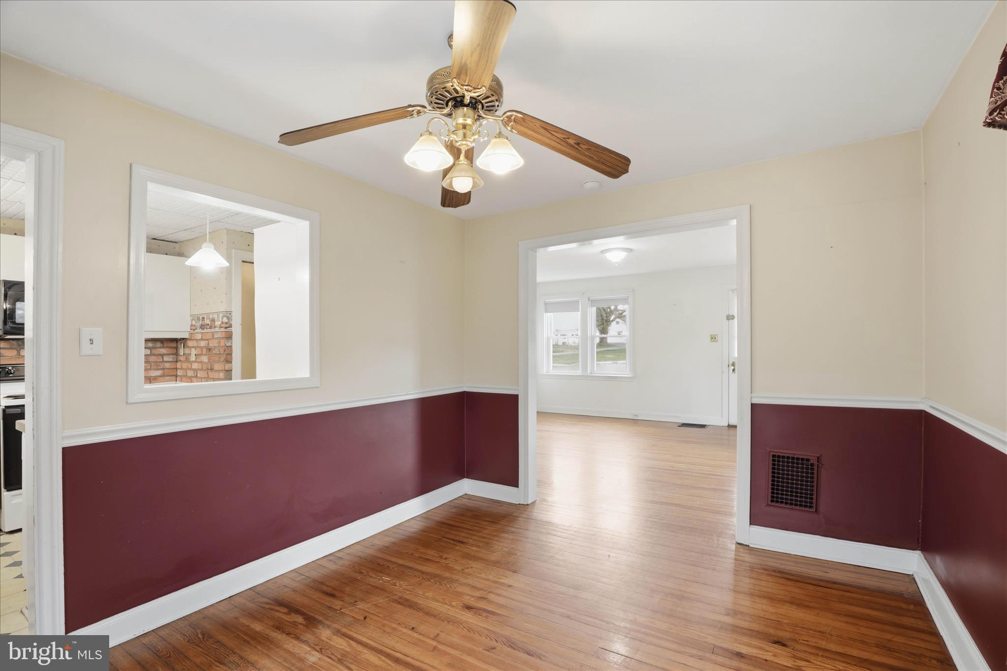 1632 Lampeter Road Lancaster, PA 17602 - Photo 14 of 46 a view of livingroom with hardwood floor and ceiling fan