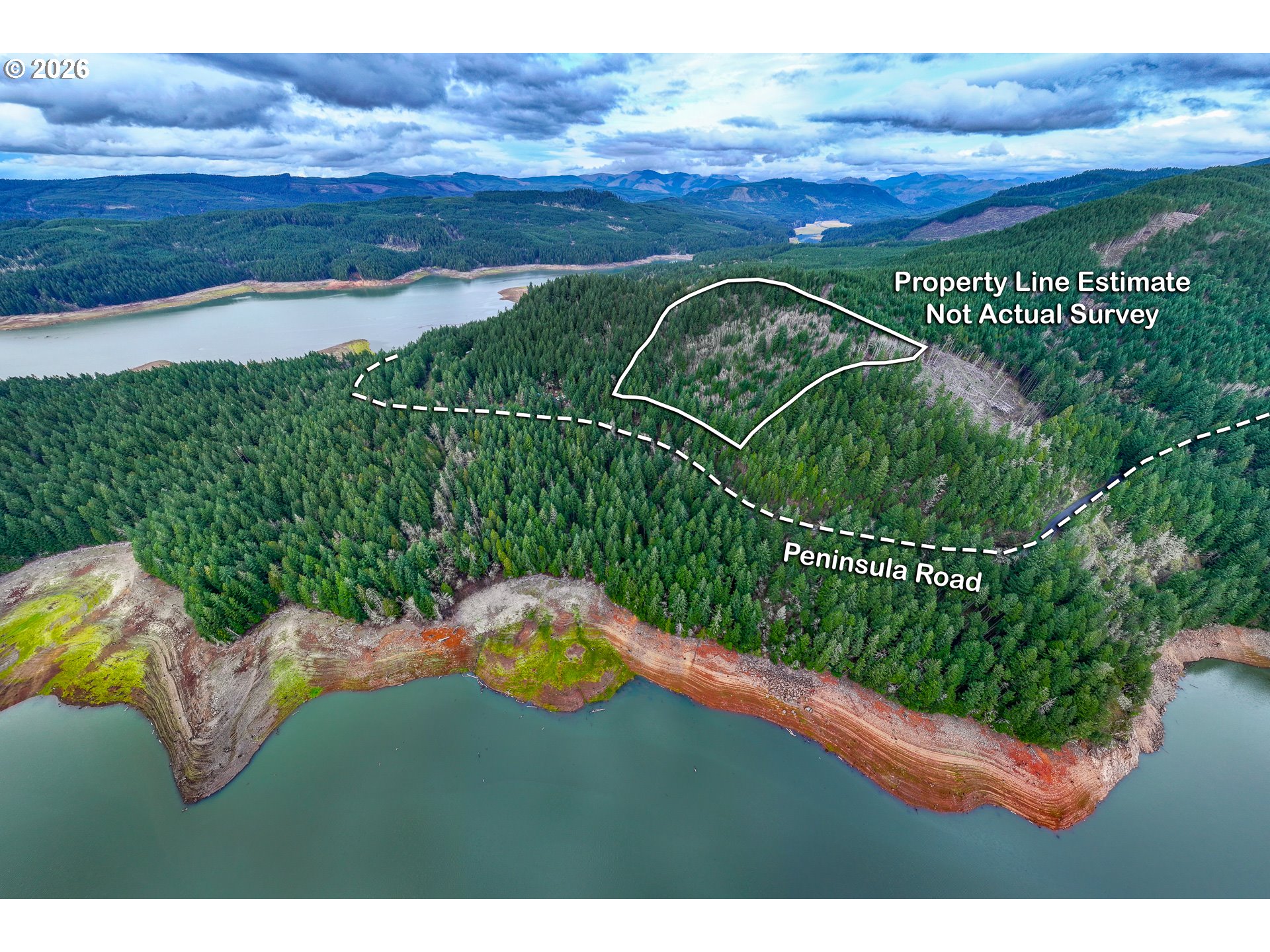 83715 Peninsula Road Fall Creek, OR 97438 - Photo 16 of 16 Approximate Property Lines
