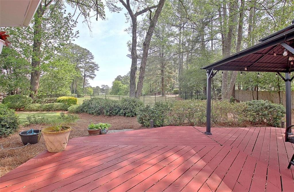 110 Sandtrap Ridge Peachtree City, GA 30269 - Photo 36 of 85 a view of a backyard of the house