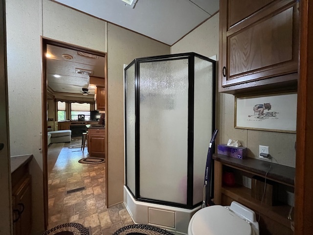 2795 East 28th Road Marseilles, IL 61341 - Photo 26 of 73 a bathroom with a toilet sink and mirror