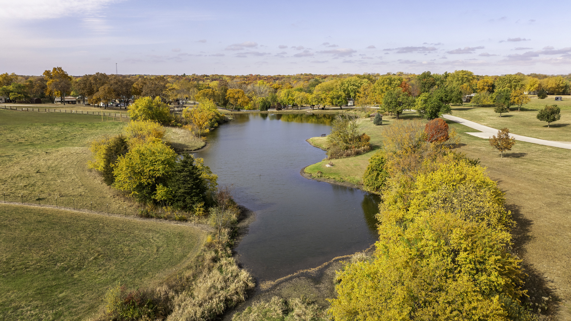 2795 East 28th Road Marseilles, IL 61341 - Photo 40 of 73 a view of a lake with a mountain in the background