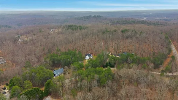 a view of a lake with a mountain in the background