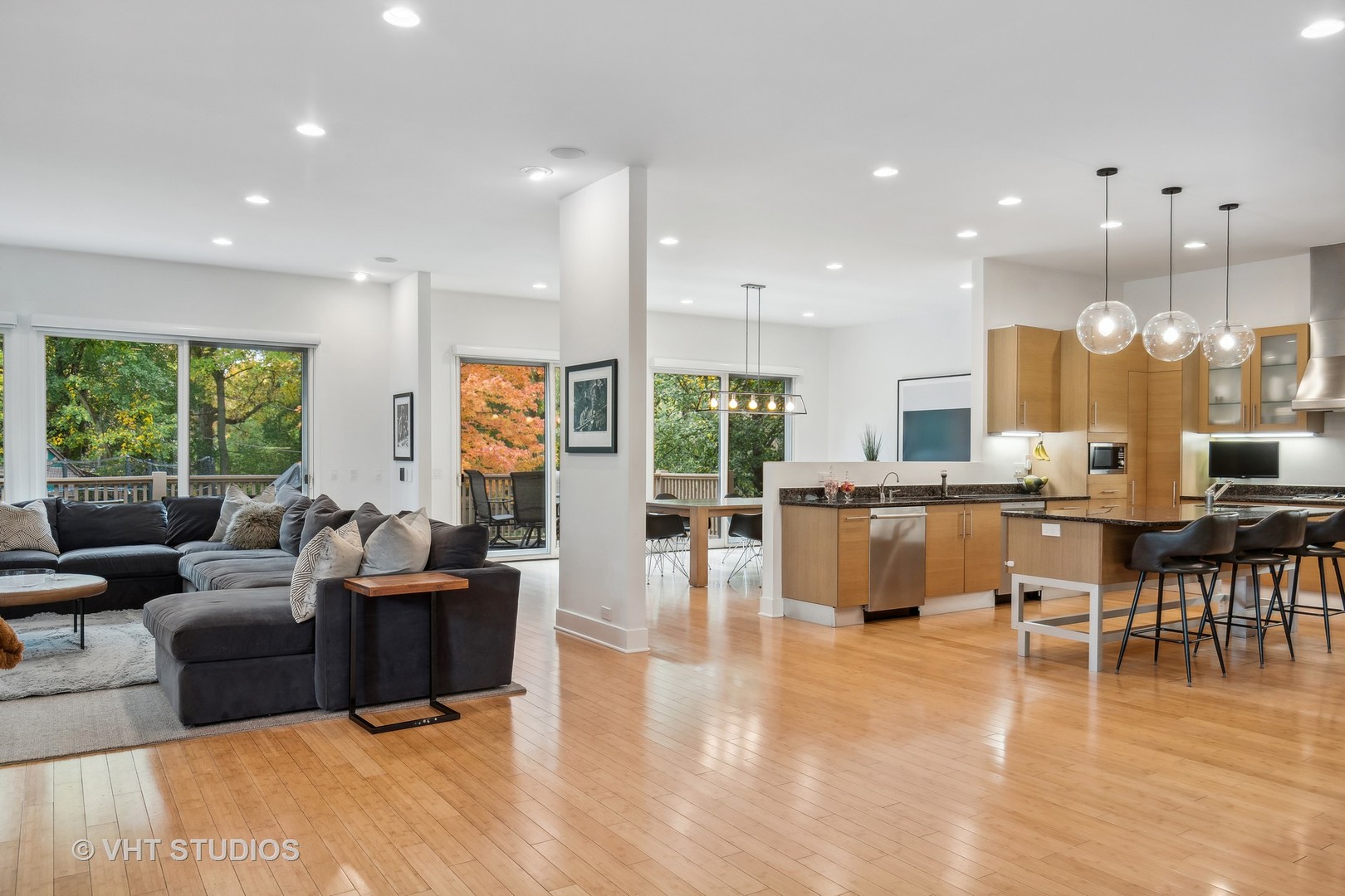 Undisclosed Address Highland Park, IL 60035 - Photo 5 of 32 a living room with fireplace furniture and a large window