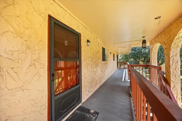 a view of balcony