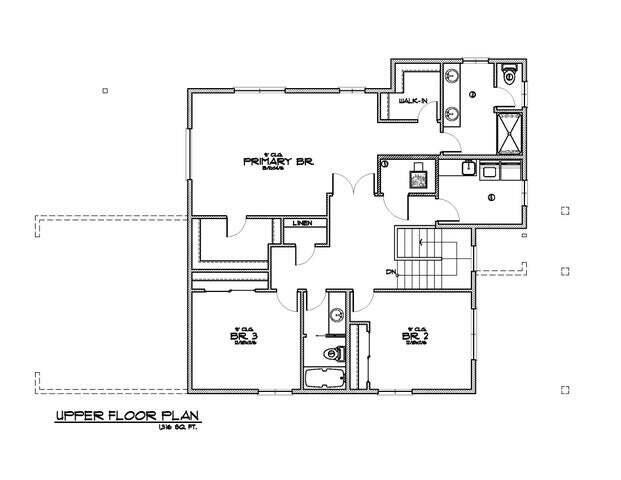 63345 O. B. Riley Road, Unit LOT 13 Bend, OR 97703 - Photo 22 of 25 Upper Level Plan
