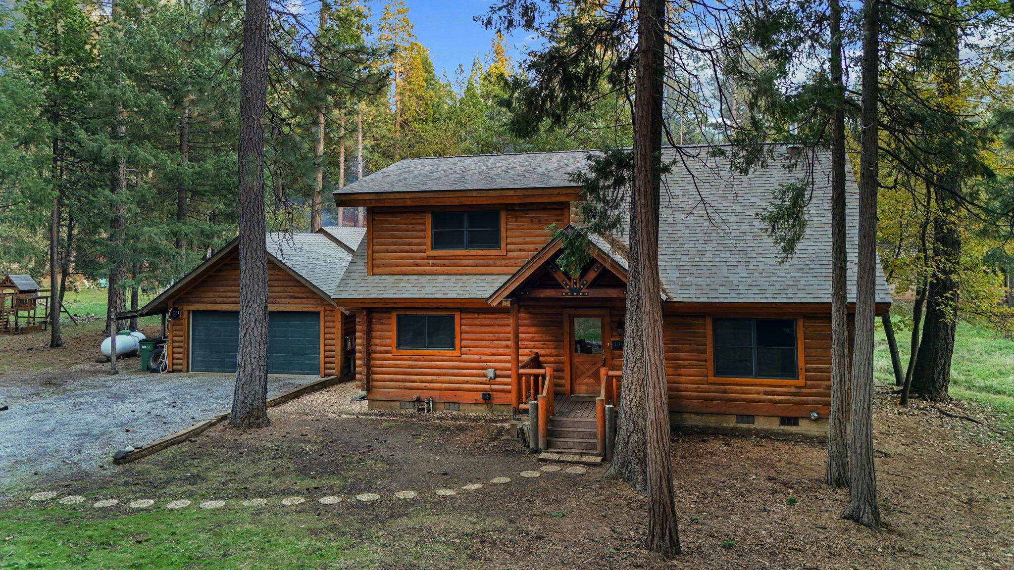 30909 Tinkerbell Lane Shingletown, CA 96088 - Photo 2 of 42 Log Cabin