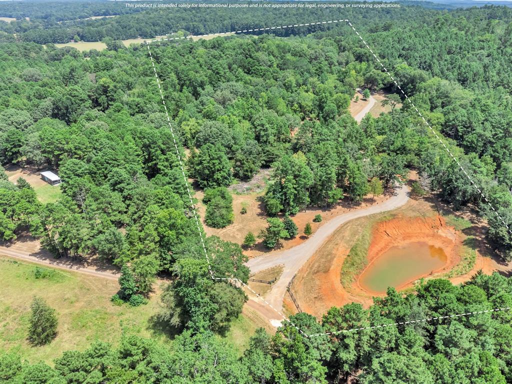 860 County Road 1627 Rusk, TX 75785 - Photo 35 of 37 an aerial view of a house with a yard and lake view