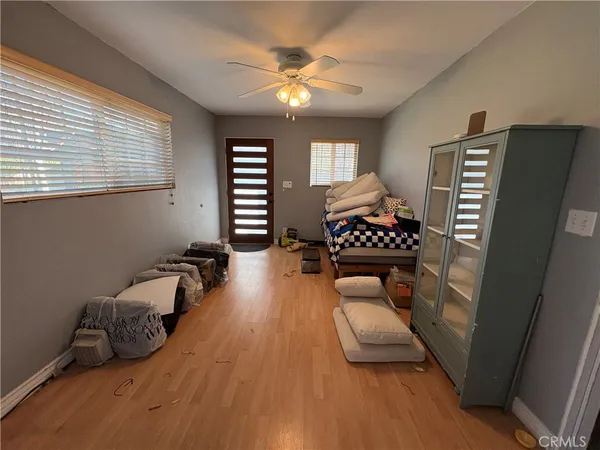 a bathroom with sink and mirror