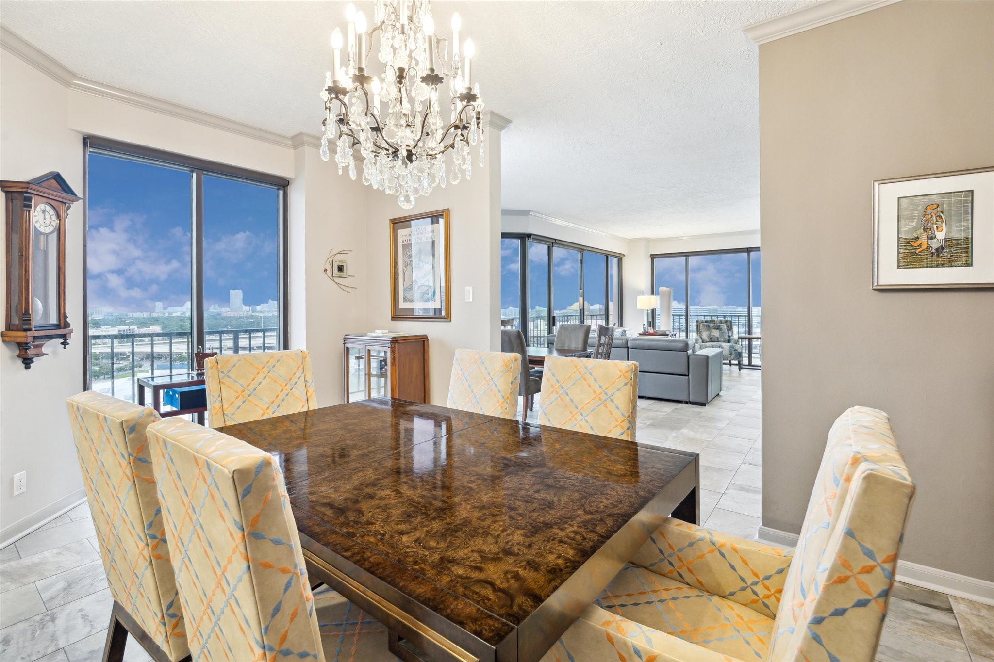 3350 McCue Road, Unit 1504 Houston, TX 77056 - Photo 31 of 32 This alternate view of the dining room showcases the open floor plan, beautifully blending the dining and living rooms to create a spacious, cohesive environment.