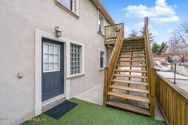 a view of outdoor space and deck
