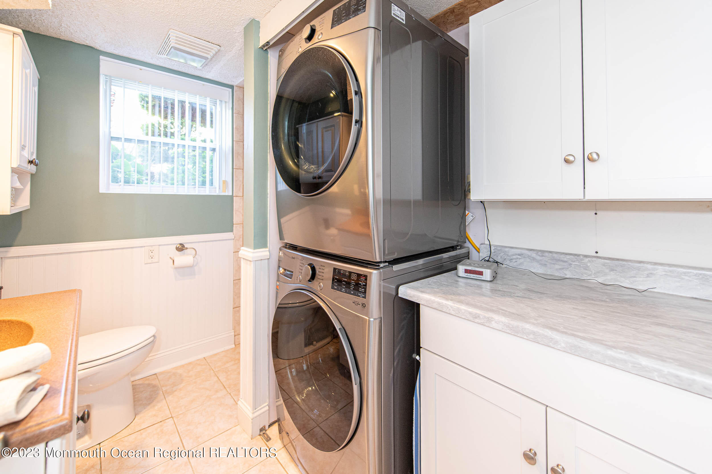 7 Hampton Road Howell, NJ 07731 - Photo 31 of 43 Laundry Area in Bathroom