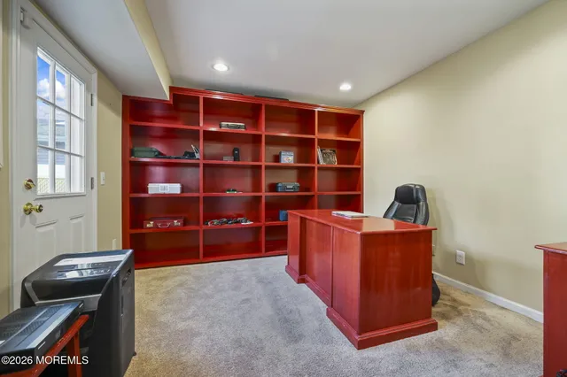 a room with furniture and window