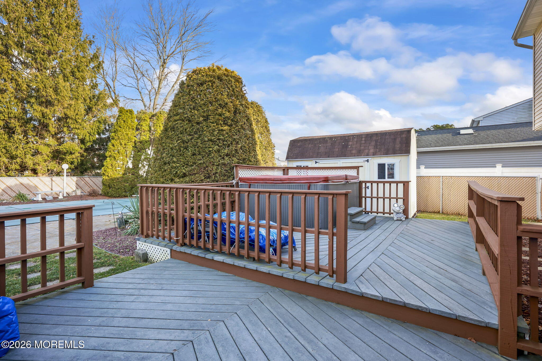 48 Hedgewood Road Howell, NJ 07731 - Photo 35 of 46 a view of balcony with wooden floor