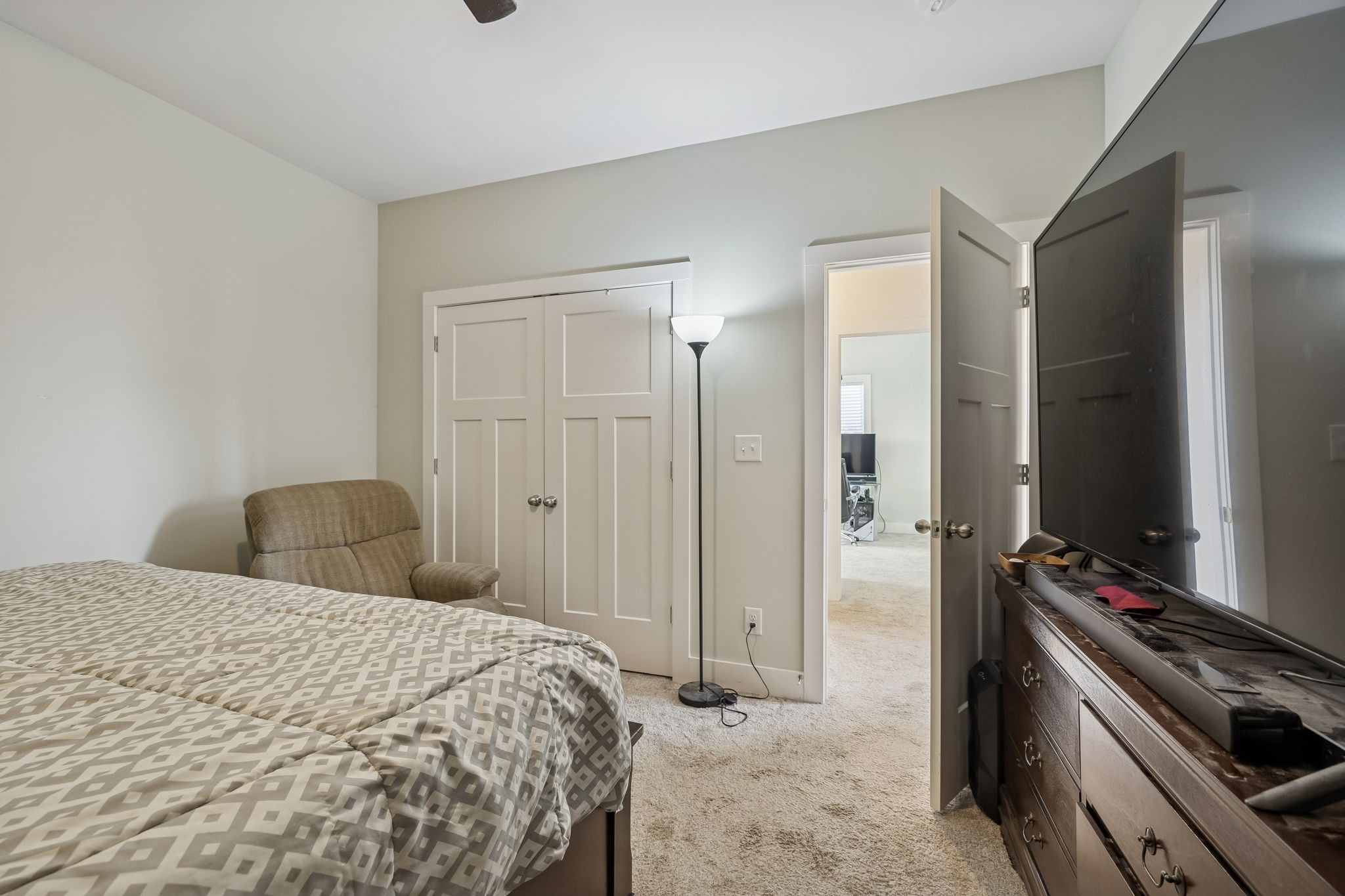 137 Mt Vernon Church Road Bethpage, TN 37022 - Photo 37 of 44 a bedroom with a bed and a flat screen tv