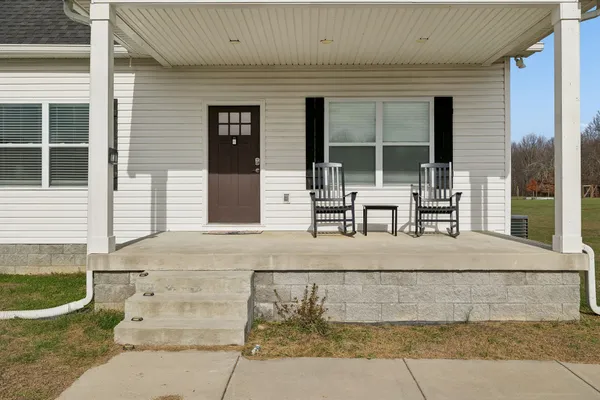 front view of house with outdoor space
