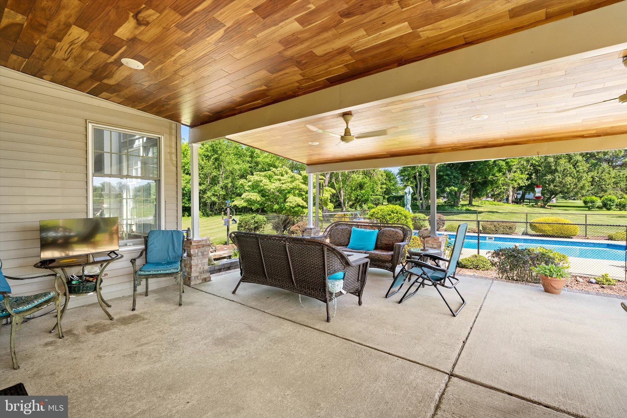 8 Carney Way Hamilton, NJ 08620 - Photo 47 of 66 Serene patio with poolside views.