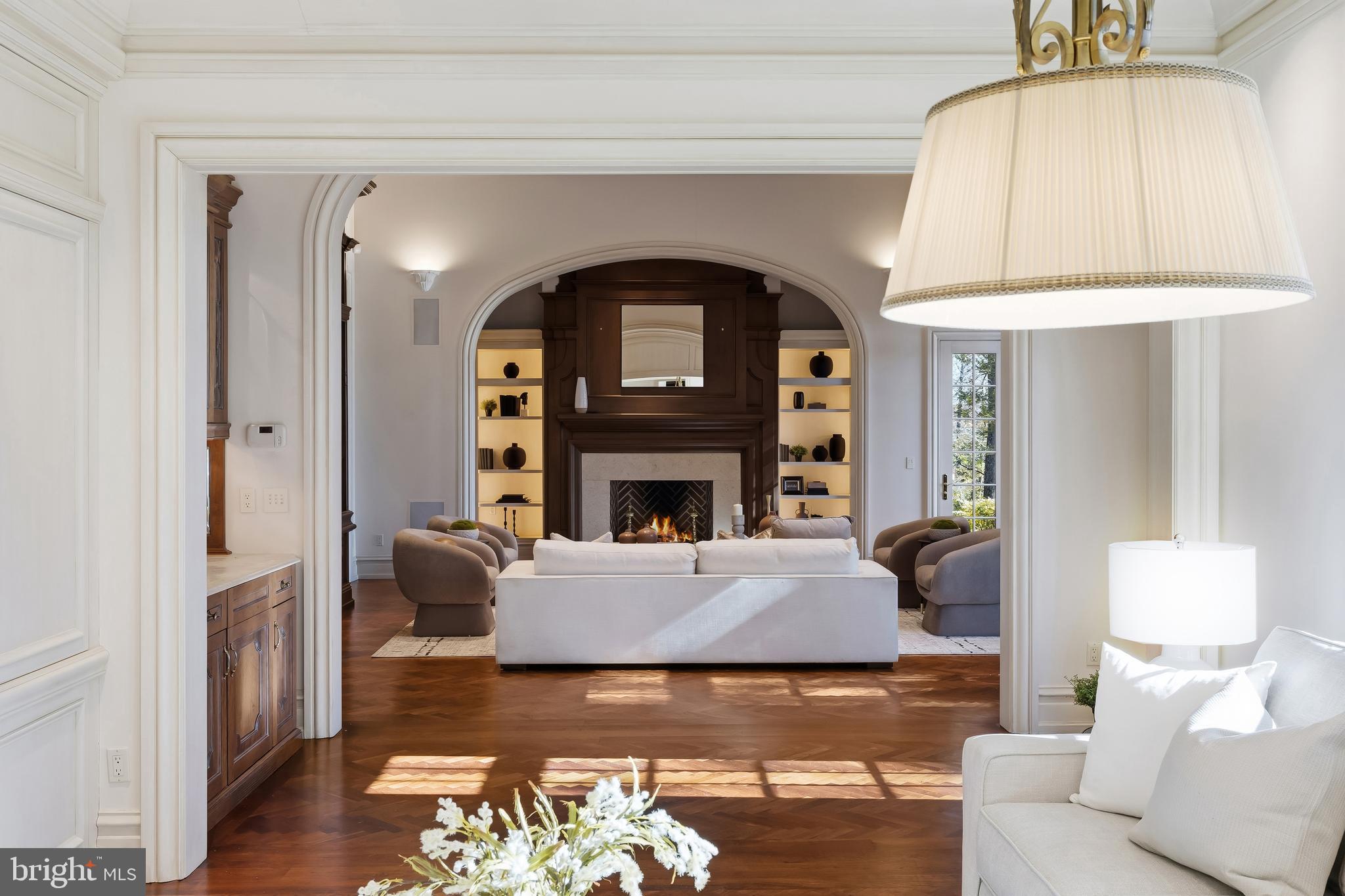 11315 John Carroll Road Owings Mills, MD 21117 - Photo 30 of 85 a living room with furniture and a fireplace