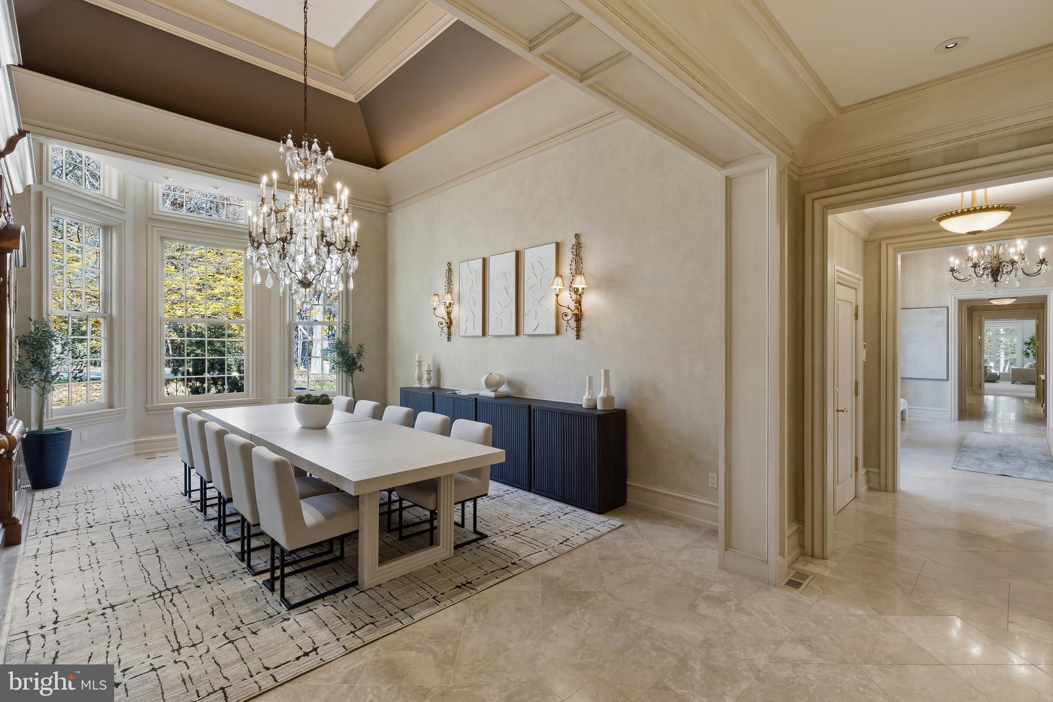 11315 John Carroll Road Owings Mills, MD 21117 - Photo 35 of 85 a view of a dining room with furniture and a chandelier