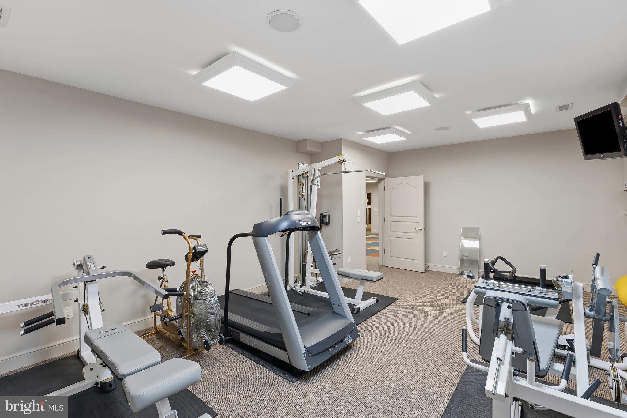 11315 John Carroll Road Owings Mills, MD 21117 - Photo 76 of 85 a view of a room with gym equipment