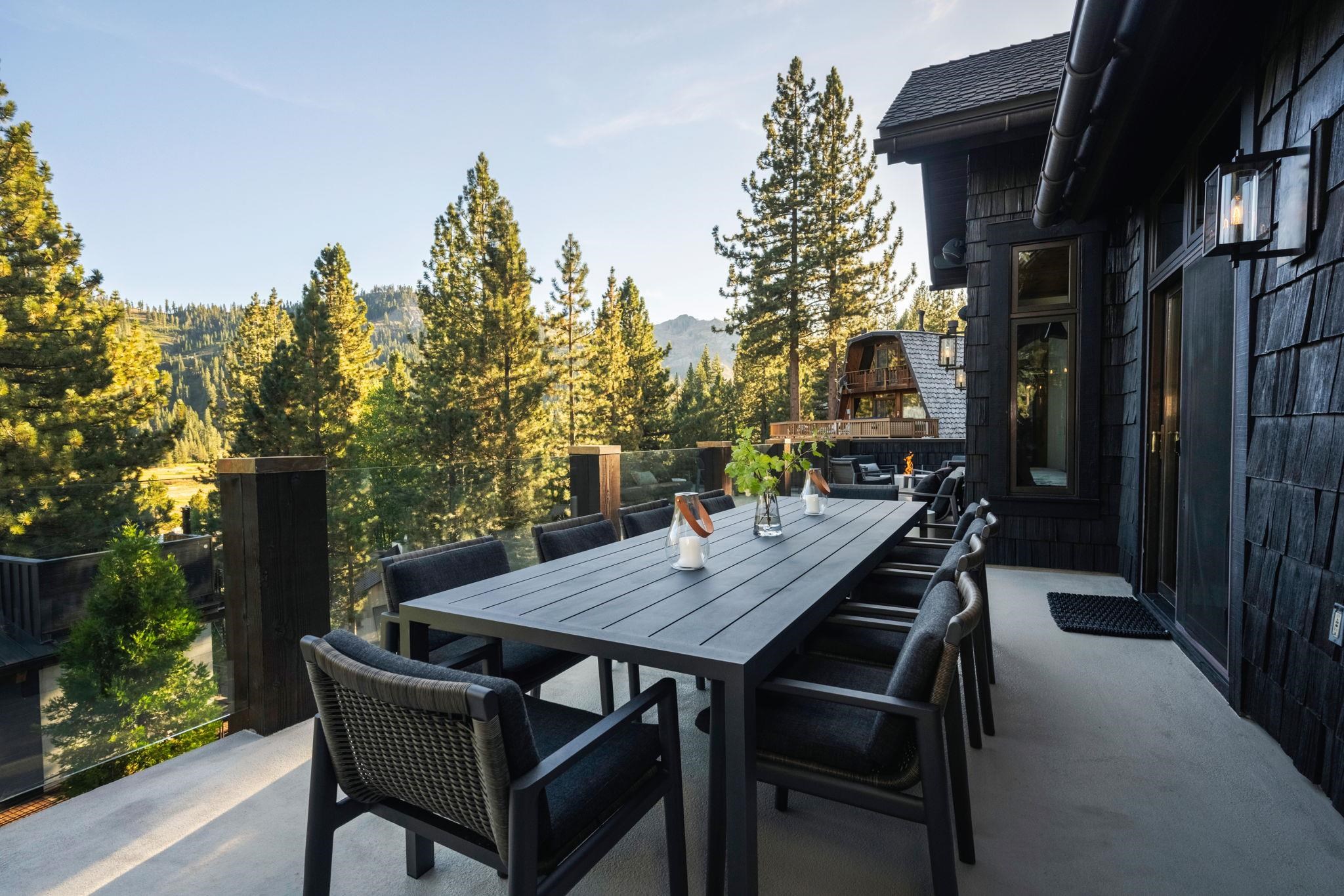 1301 Sandy Way Olympic Valley, CA 96146 - Photo 20 of 21 a view of a dinning table and chairs in patio