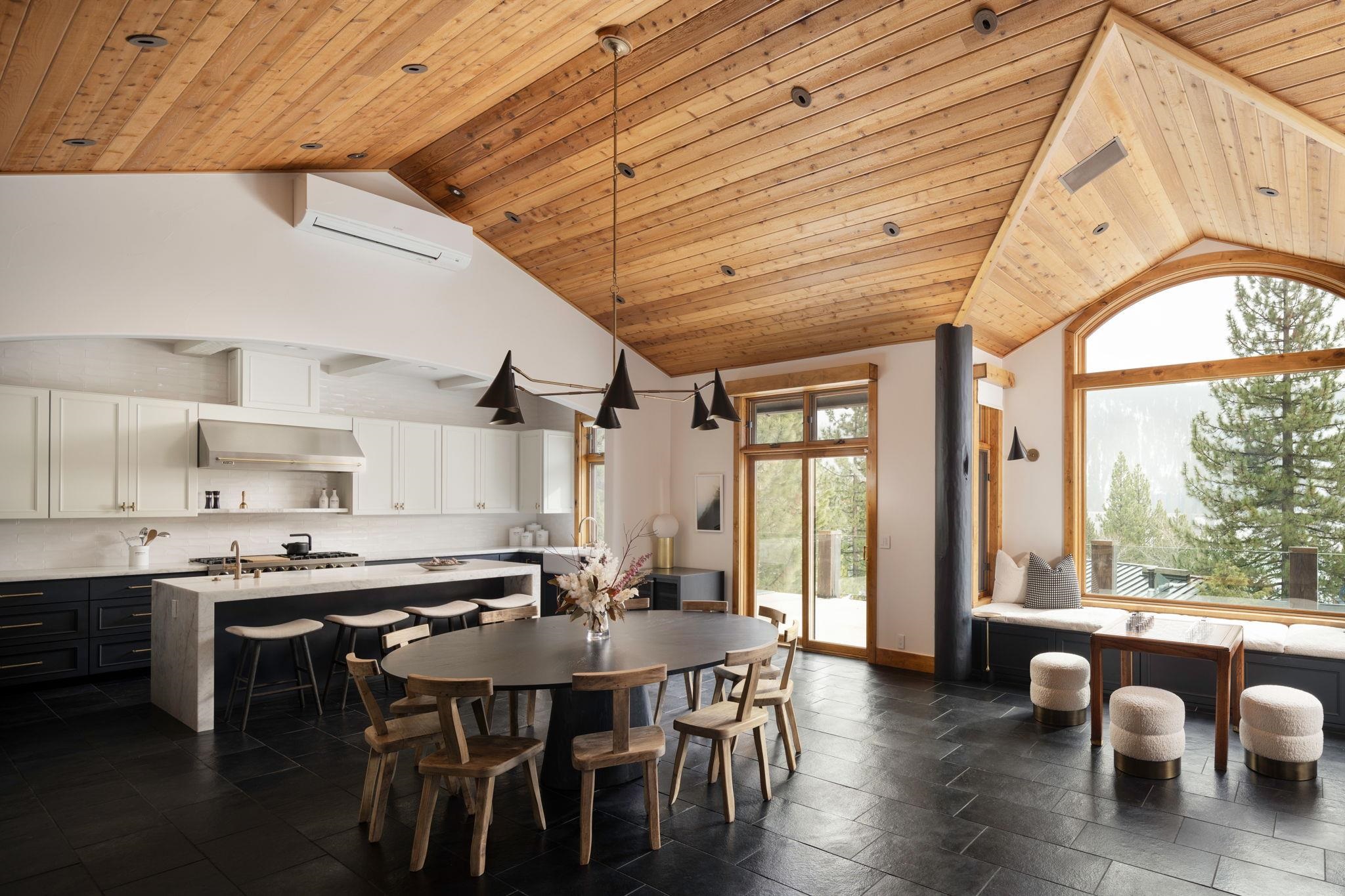 1301 Sandy Way Olympic Valley, CA 96146 - Photo 4 of 21 a kitchen with stainless steel appliances granite countertop a sink a stove and a wooden floors