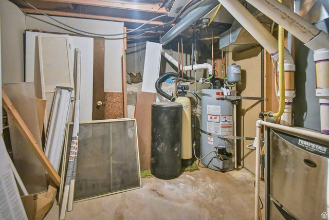 10 North Main Street Centerfield, UT 84622 - Photo 38 of 52 Utility room with water heater and heating unit