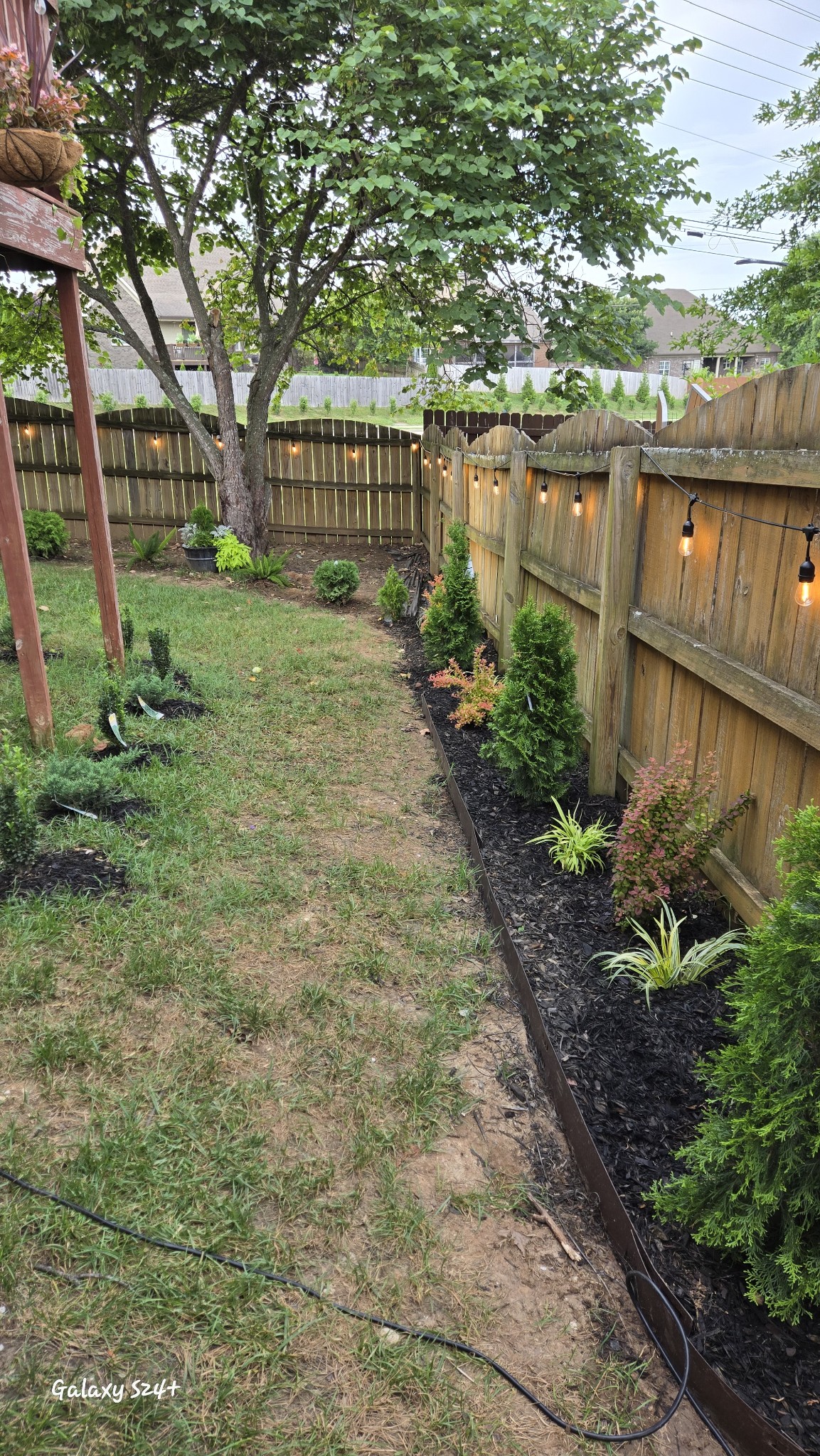 1312 Chapman Court Spring Hill, TN 37174 - Photo 23 of 27 a view of a garden with wooden fence