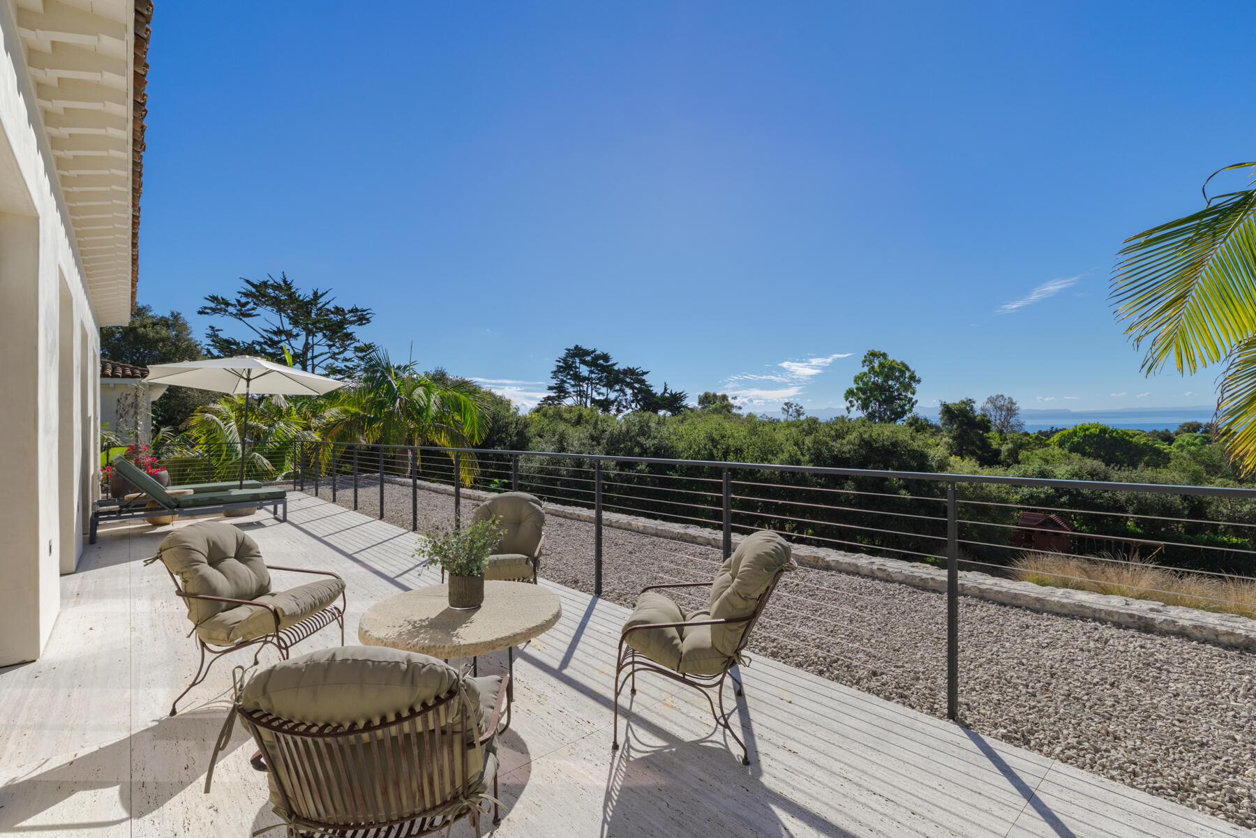 4160 La Ladera Road Santa Barbara, CA 93110 - Photo 23 of 63 a terrace with outdoor seating and city view
