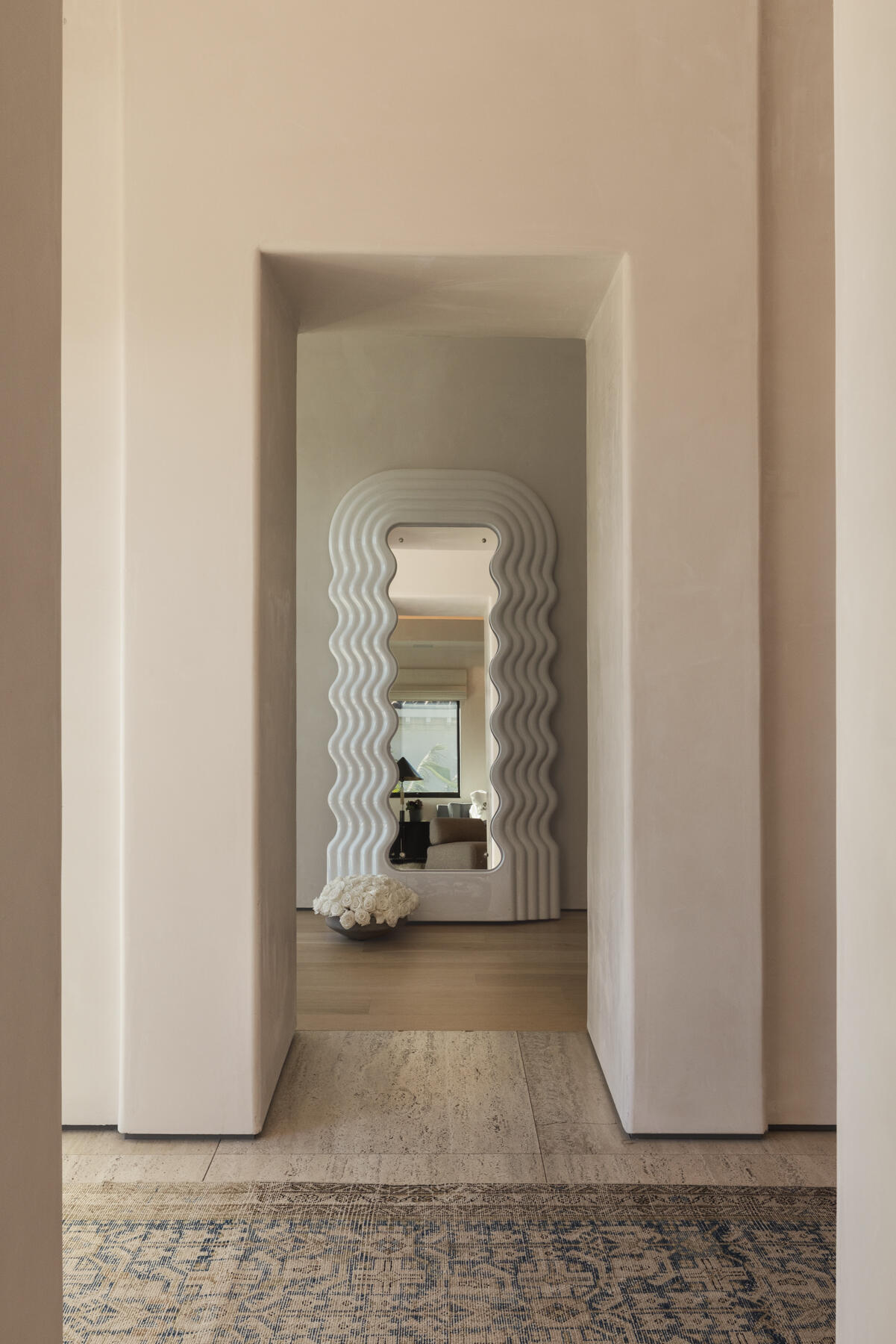 4160 La Ladera Road Santa Barbara, CA 93110 - Photo 25 of 63 a view of a livingroom with wooden floor and a large window