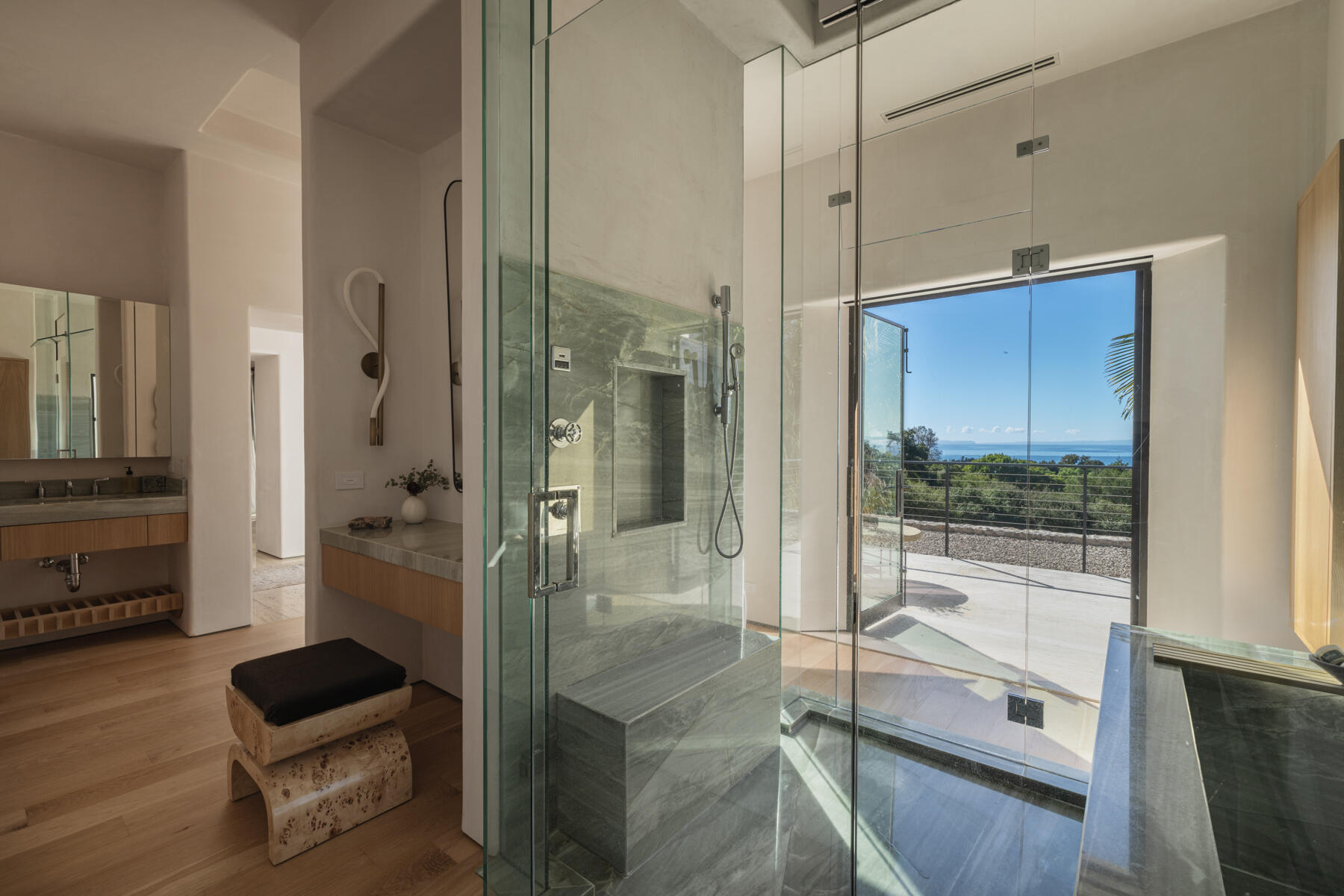 4160 La Ladera Road Santa Barbara, CA 93110 - Photo 26 of 63 a bathroom with a tub and shower
