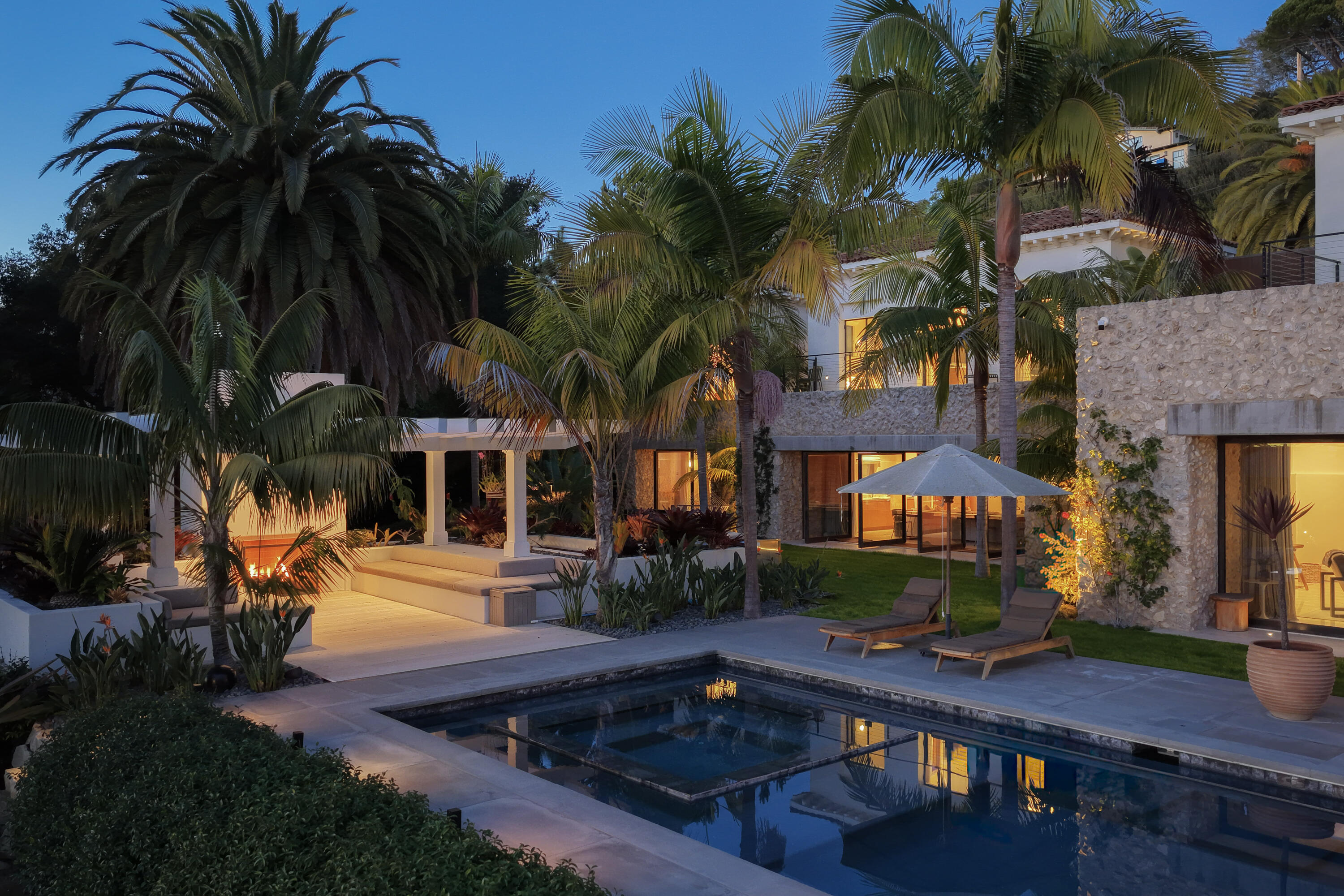 4160 La Ladera Road Santa Barbara, CA 93110 - Photo 3 of 63 a view of a house with a swimming pool