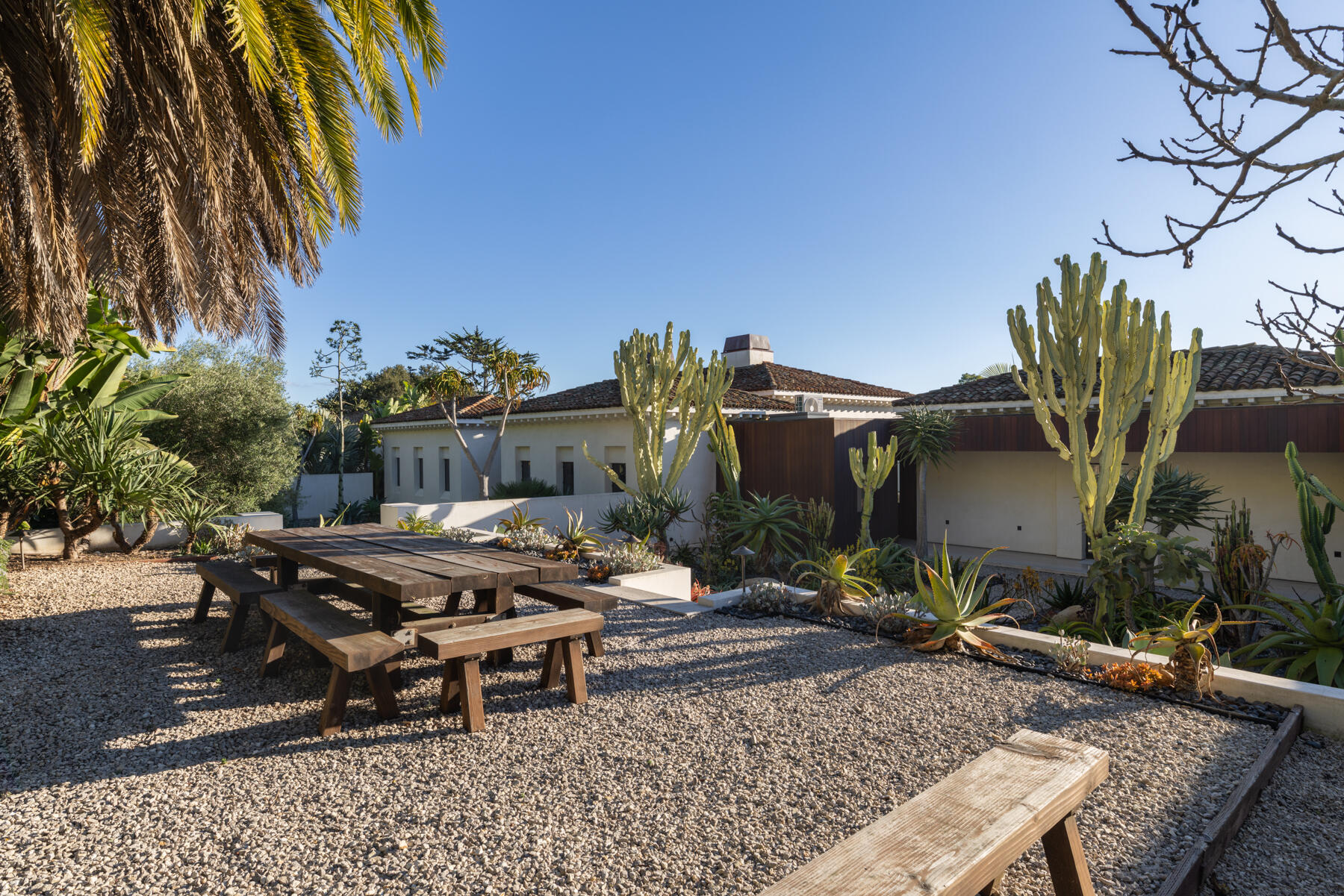 4160 La Ladera Road Santa Barbara, CA 93110 - Photo 48 of 63 a view of a backyard with sitting area