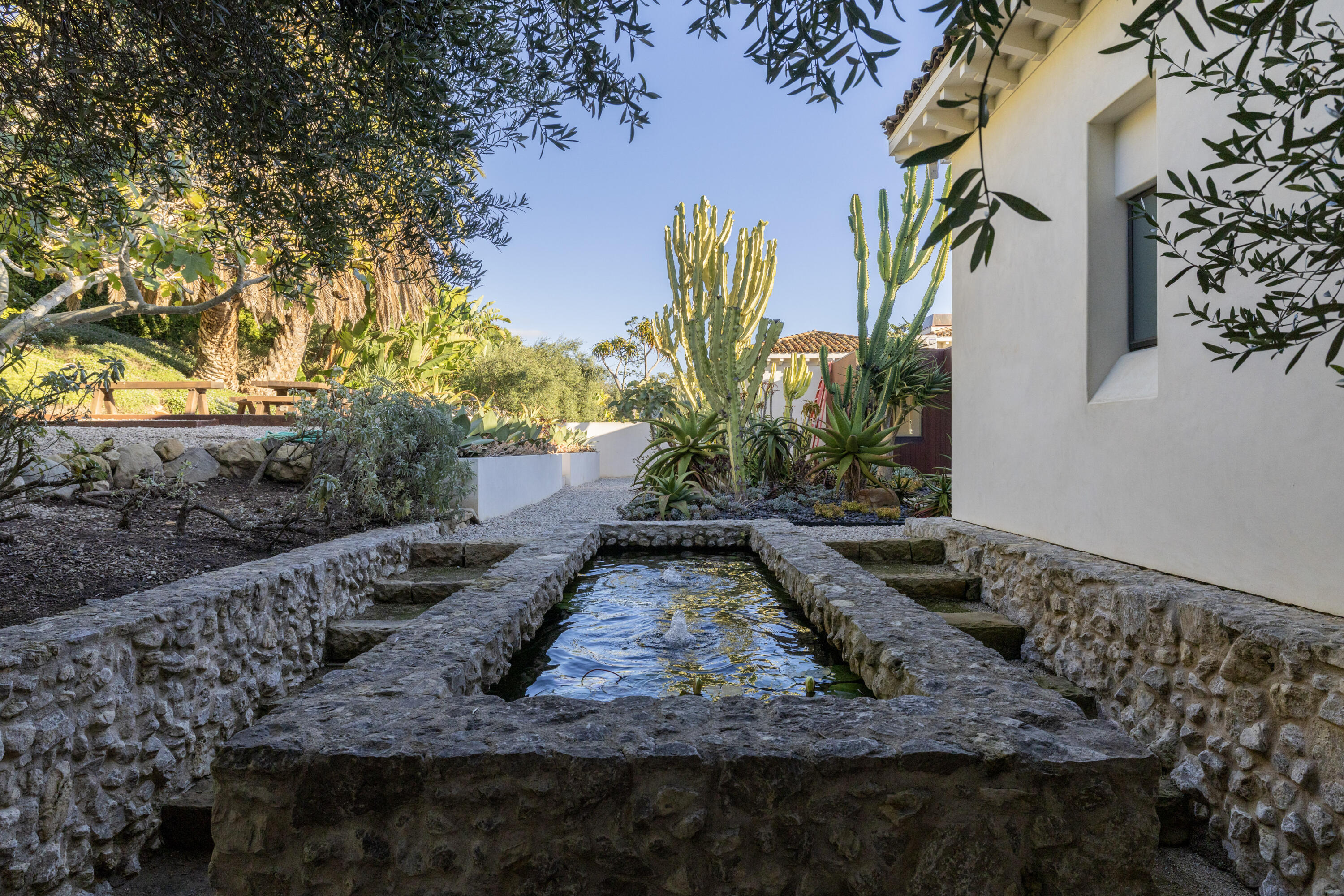 4160 La Ladera Road Santa Barbara, CA 93110 - Photo 49 of 63 a view of a backyard of the house