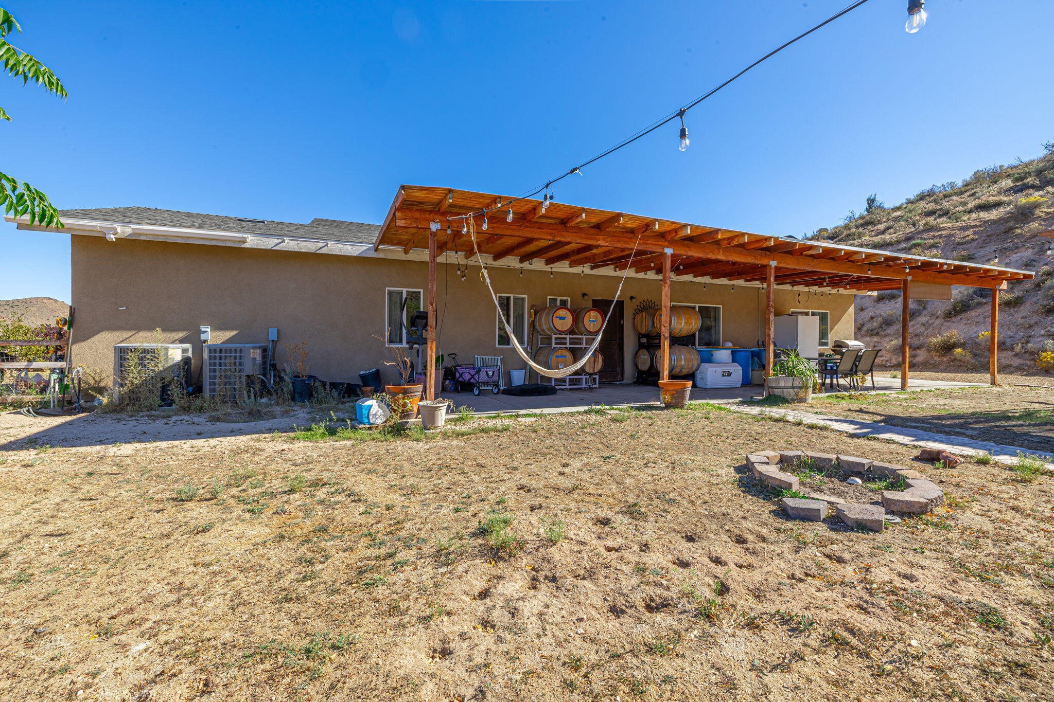 3715 Soledad Canyon Road Acton, CA 93510 - Photo 37 of 42 3715 Soledad Canyon Rd- Rear Patio