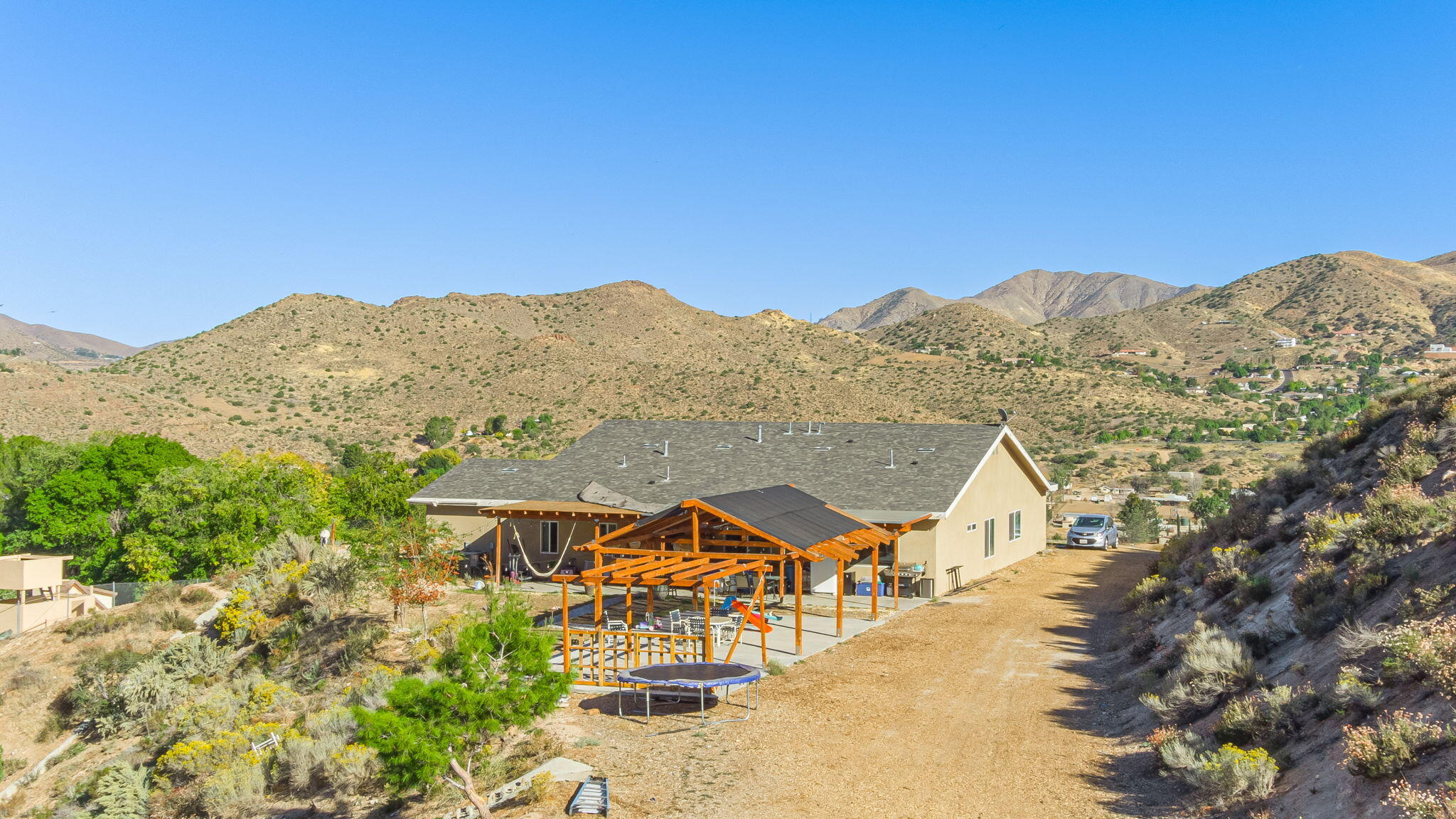 3715 Soledad Canyon Road Acton, CA 93510 - Photo 6 of 42 3715 Soledad Canyon Rd- Rear Drone View
