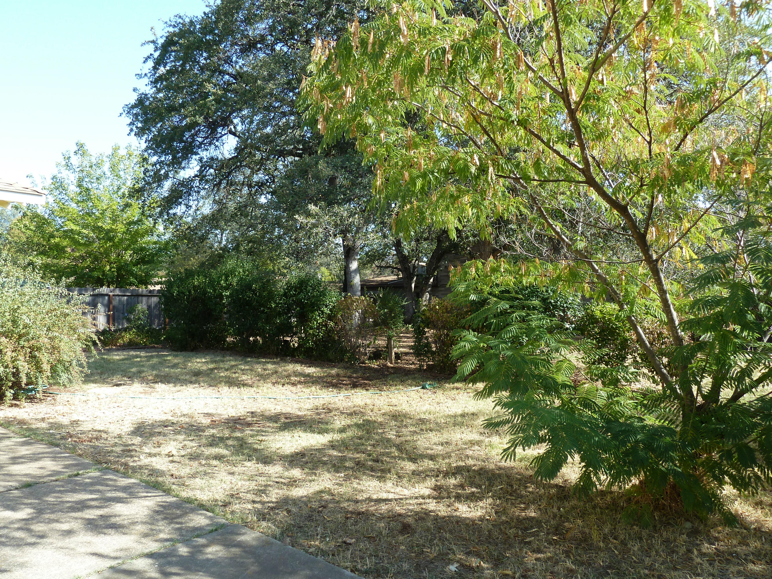2755 Irwin Road Redding, CA 96002 - Photo 27 of 35 a view of a yard with a tree