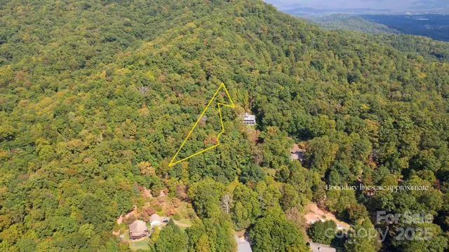 a view of a dry yard with green space and mountain view
