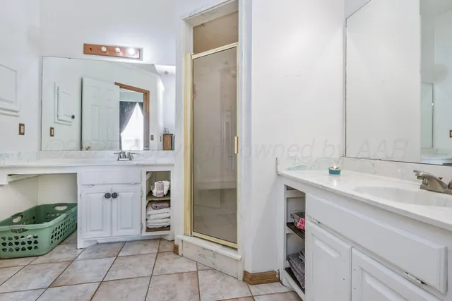 a utility room with cabinets