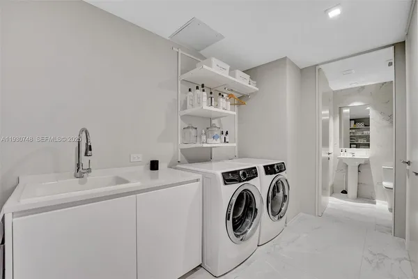 a living room with large windows