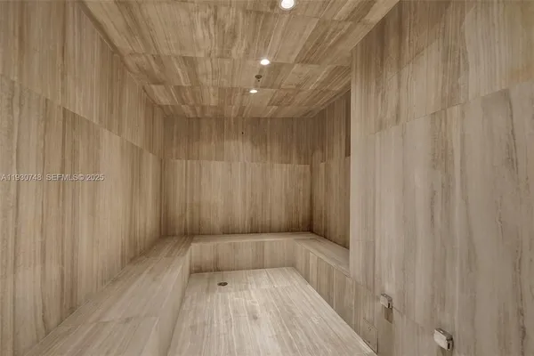 a view of workspace with wooden floor