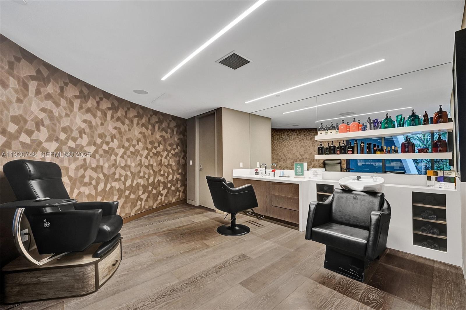 1000 Biscayne Boulevard, Unit 3902 Miami, FL 33132 - Photo 42 of 51 a living room with furniture and a wooden floor