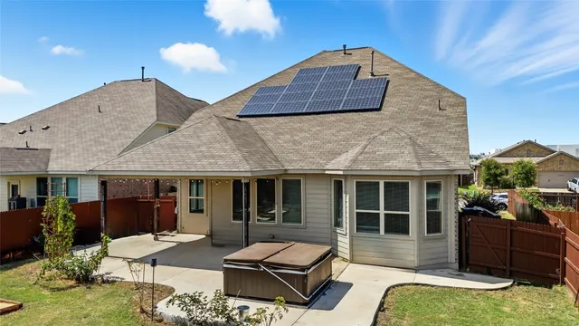 a outdoor space with patio furniture