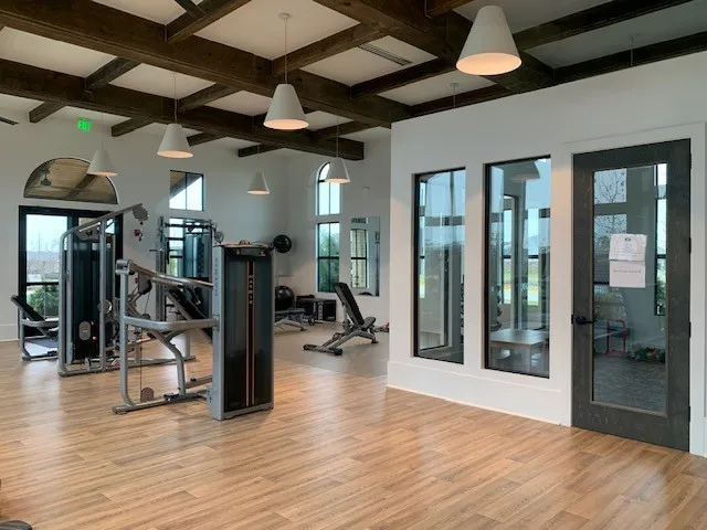 a view of a livingroom with a flat screen tv