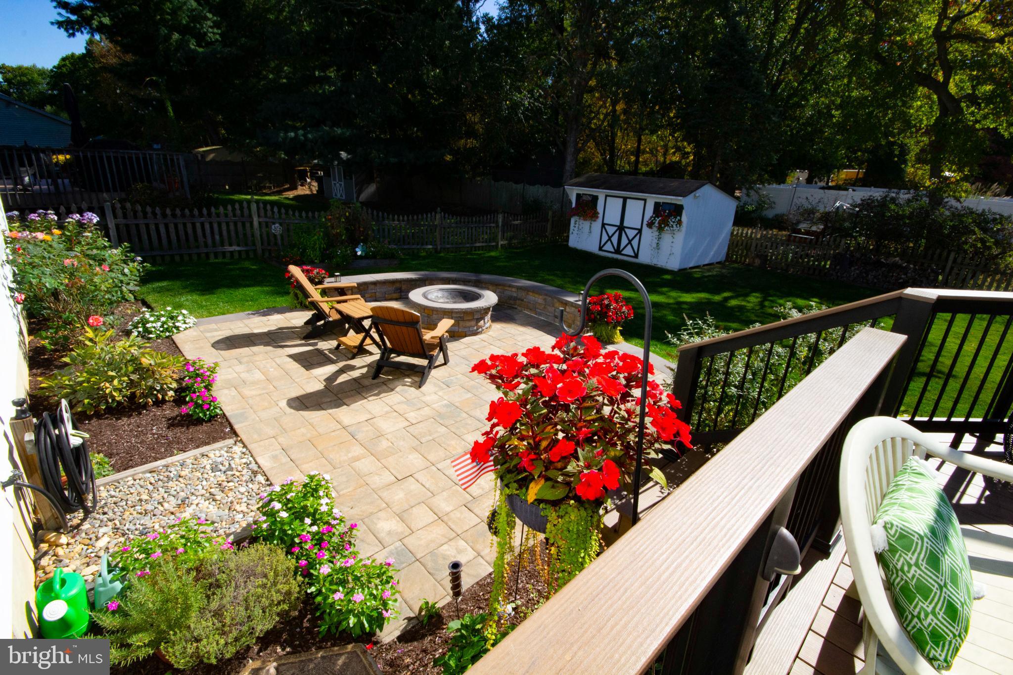 448 Inverness Road Williamstown, NJ 08094 - Photo 21 of 32 a garden view with a seating space