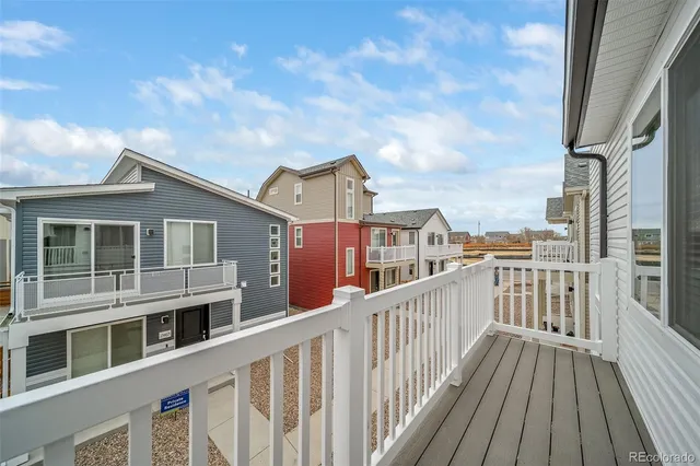 a view of a house with a roof deck