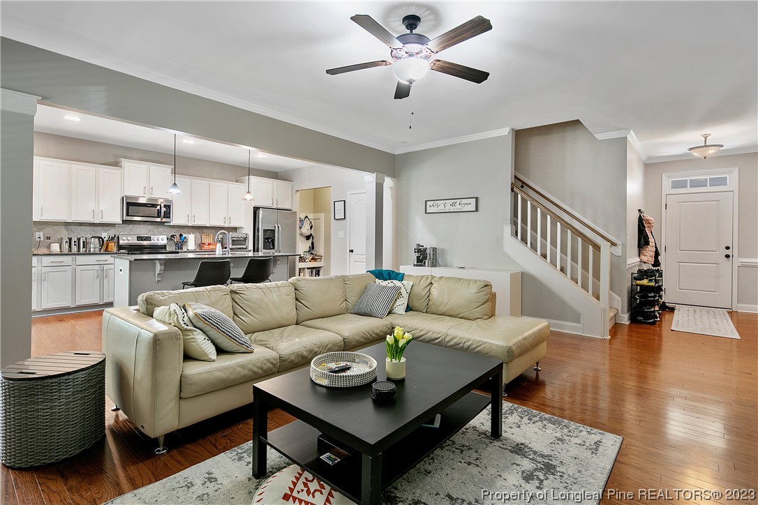 164 Valley Stream Road Spring Lake, NC 28390 - Photo 8 of 49 a living room with furniture and kitchen view