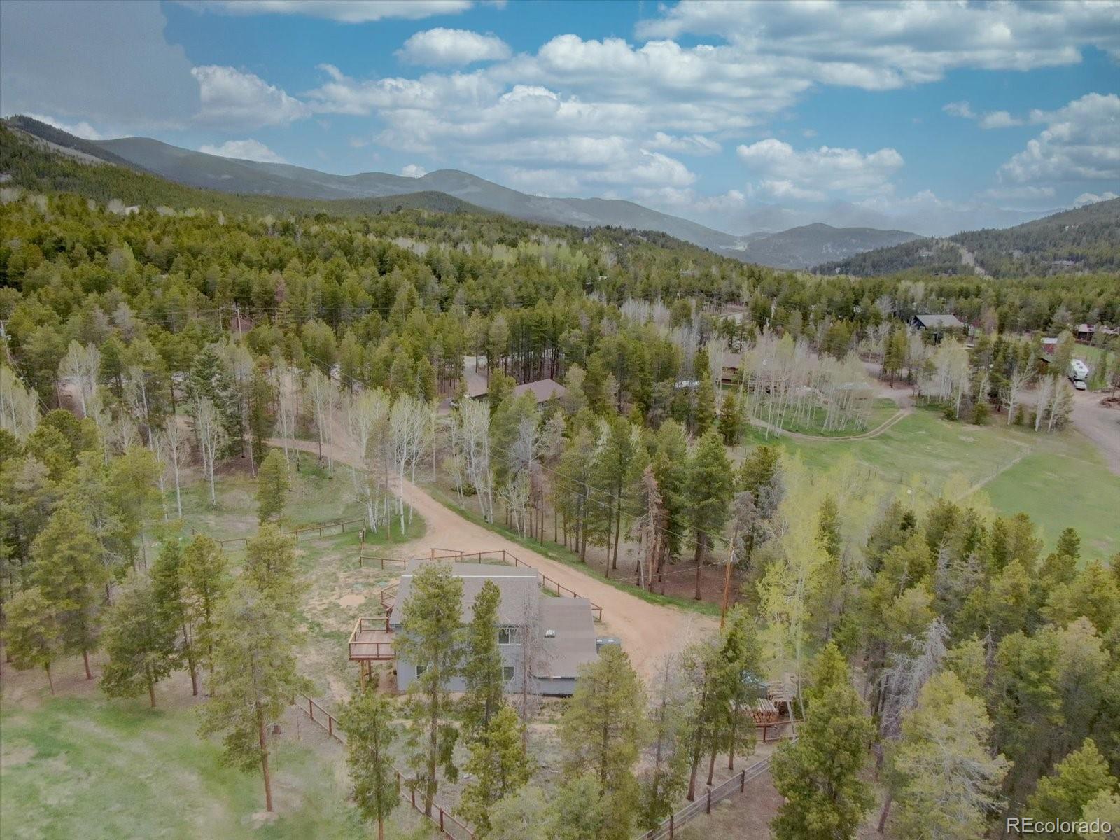 9288 Krashin Drive Conifer, CO 80433 - Photo 32 of 34 a view of residential houses with outdoor space